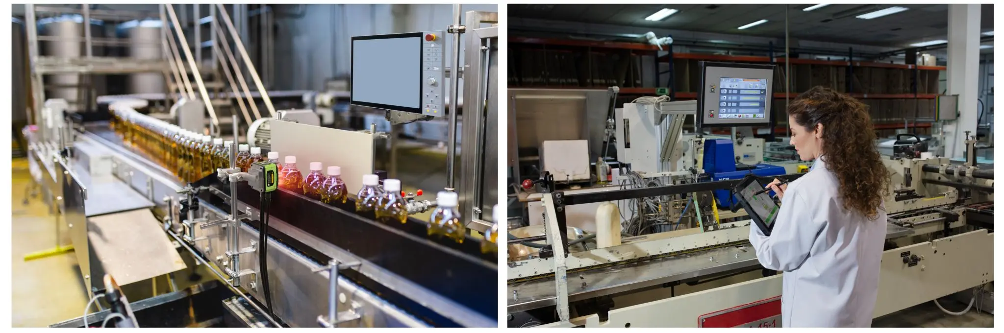 Trabajando en la línea de producción, optimizando procesos logísticos con tecnología de Inveligen